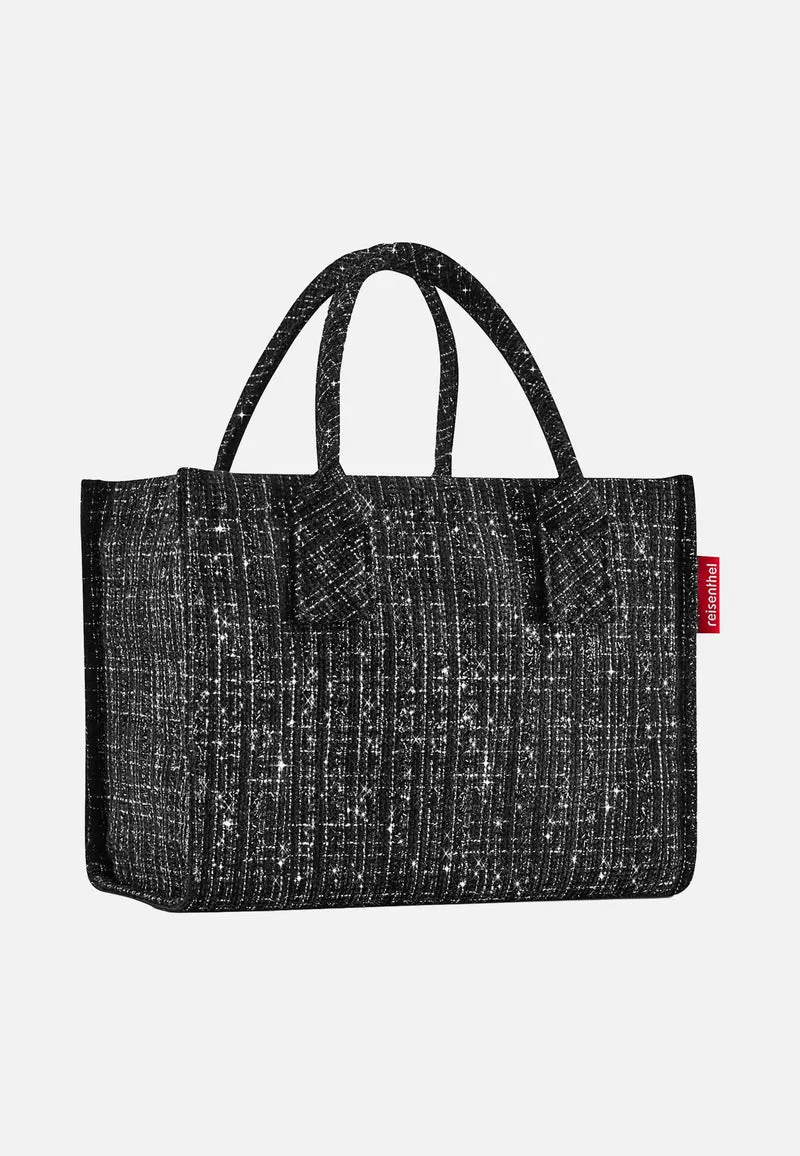 Daily Shopper XS Bouclé Black - Tote Bag