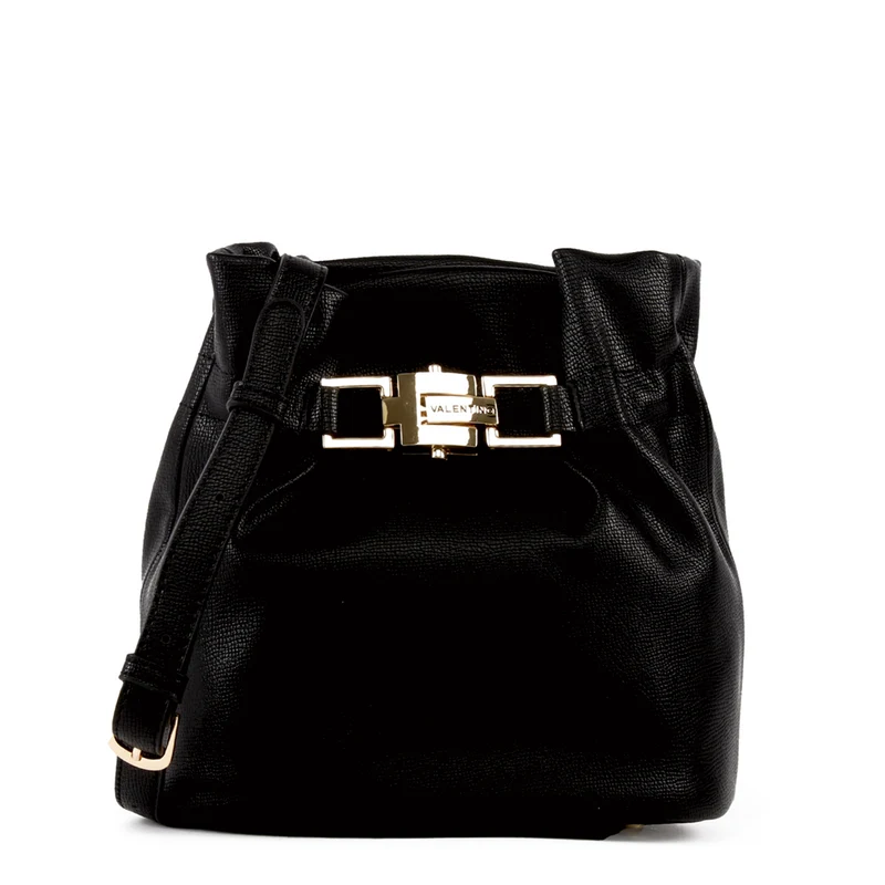 Valentino Bags Fedora Re Schwarze Umhängetasche VBS9A733NERO