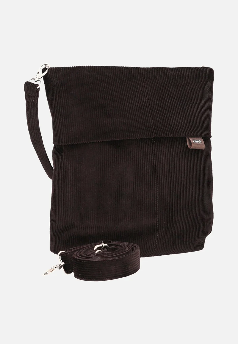 Mademoiselle M12 Cord/Espresso - Hobo Bag