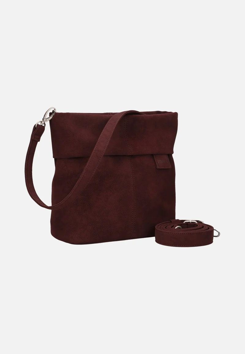 Mademoiselle M8 Nubuk/Bordeaux - Beuteltasche