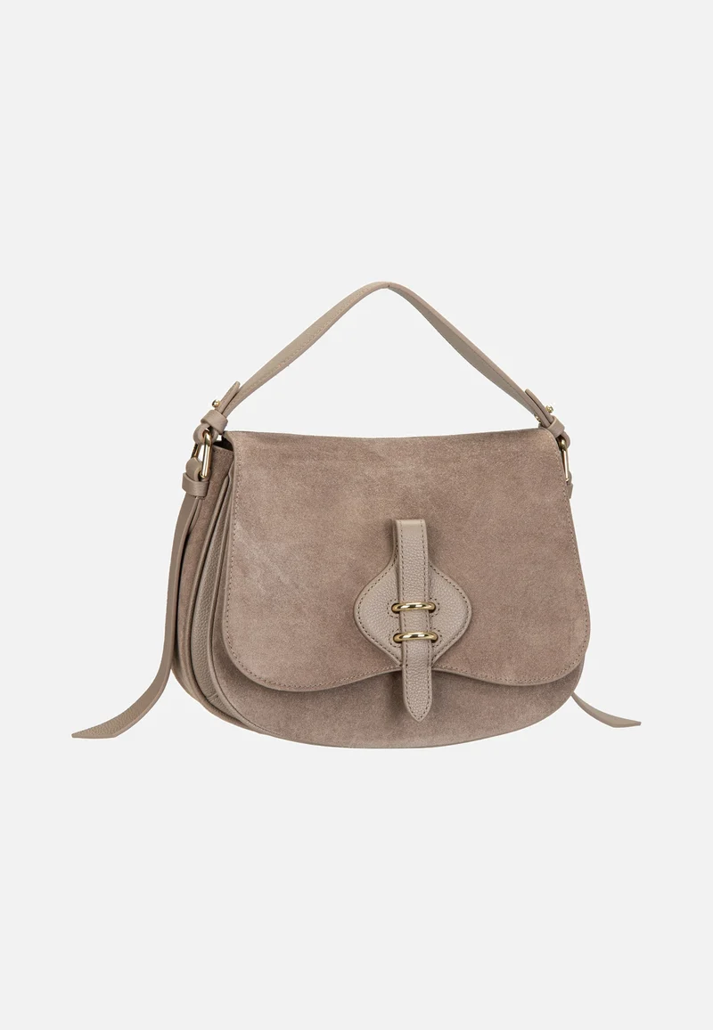 Coccinellemavery Suede Bi 1801 Warm Taupe/Warm Taupe - Crossbody Bag