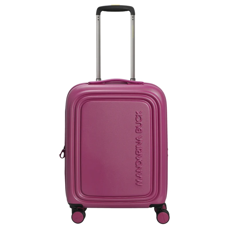Mandarina Duck Logoduck+ - 4-Rollen-Kabinentrolley 52 cm erw. (digital pink)