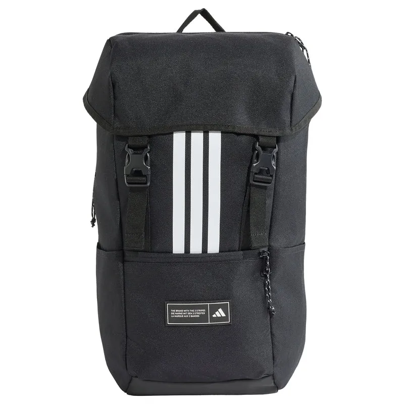 adidas 3 Stripes Flap Backpack - Rucksack 50 cm (black)