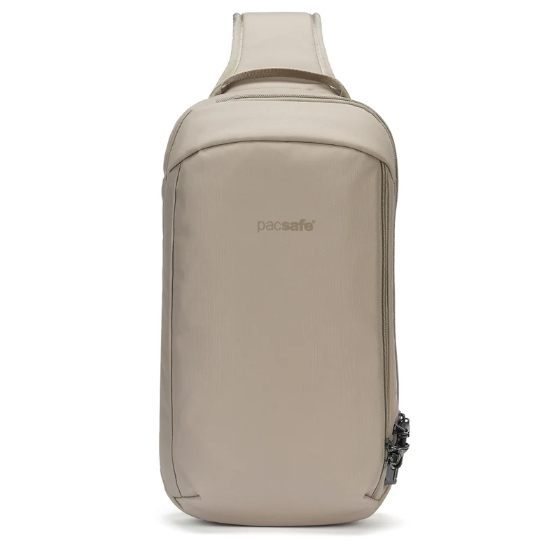 pacsafe V Tech Sling - Umhängetasche 40 cm (beige)