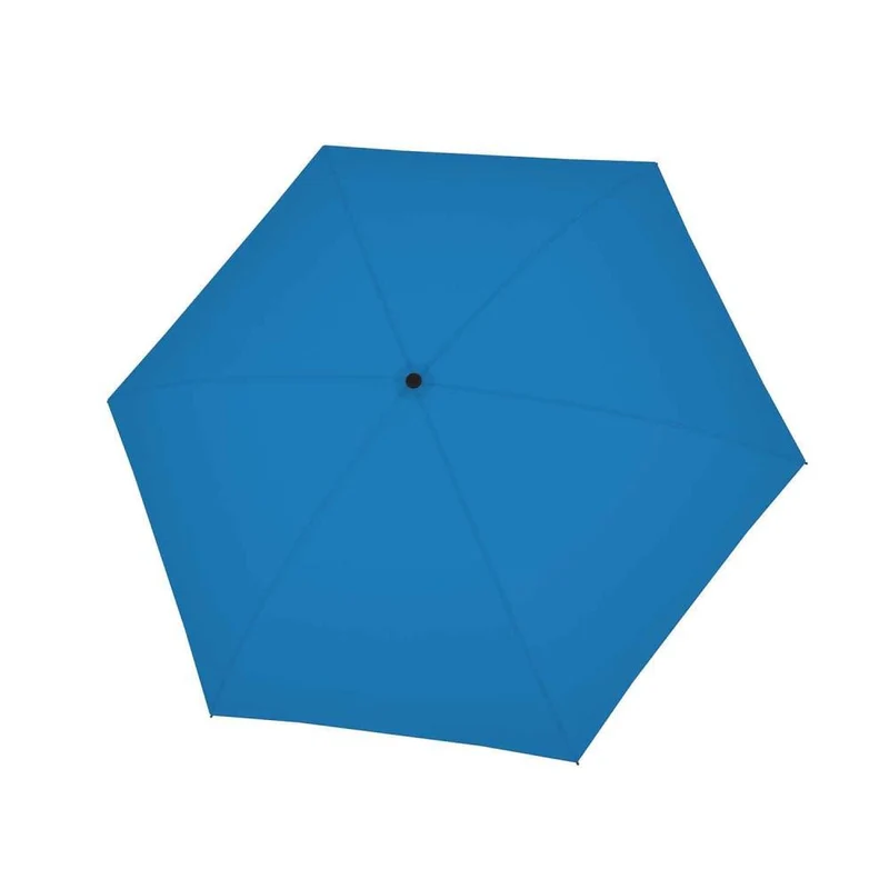 Knirps Fiber Compact Mini Uni Electric Blue Manual Regenschirm