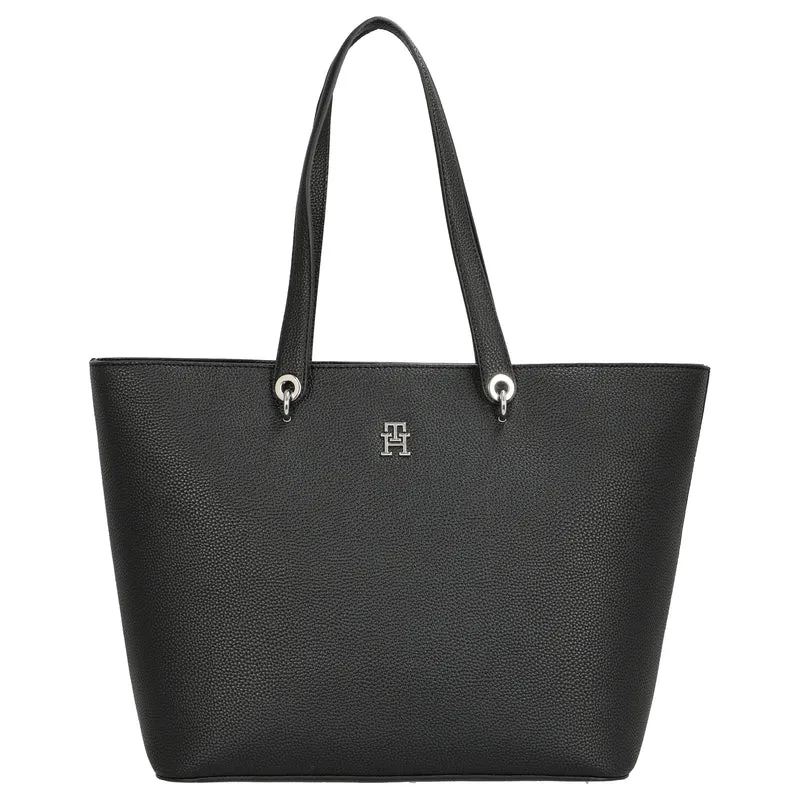 Tommy Hilfiger TH Emblem - Shopper 48 cm (schwarz)