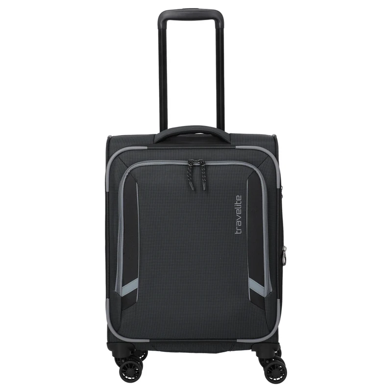 Travelite Corsiica - 4-Rollen-Kabinentrolley S 55 cm erw. (black)