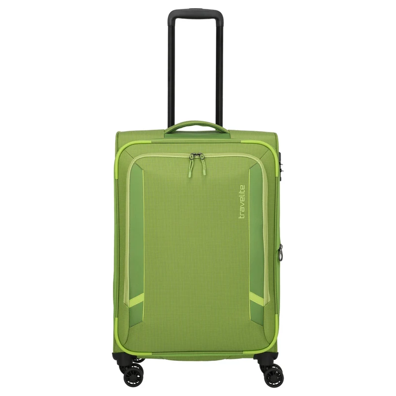 Travelite Corsiica - 4-Rollen-Trolley M 67 cm erw. (fresh green)