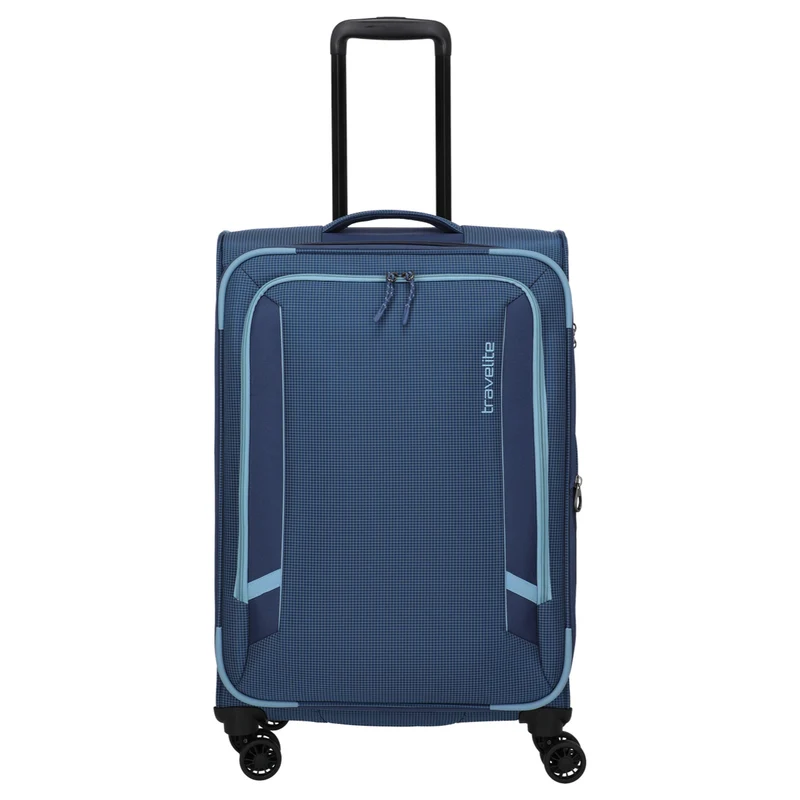 Travelite Corsiica - 4-Rollen-Trolley M 67 cm erw. (blue)
