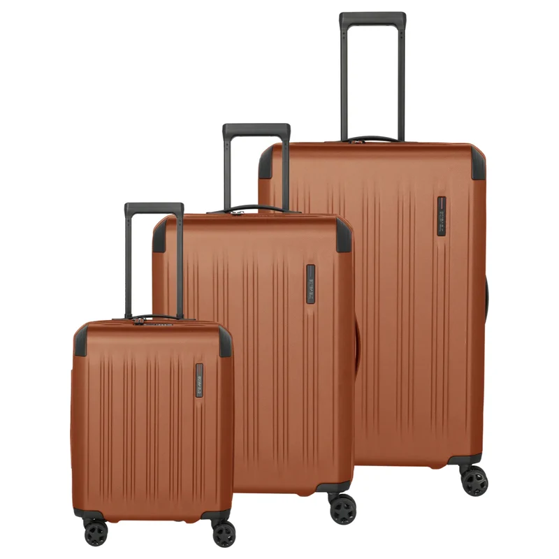 Travelite Dynamiic - 4-Rollen-Trolley Set 3tlg. (kupfer)