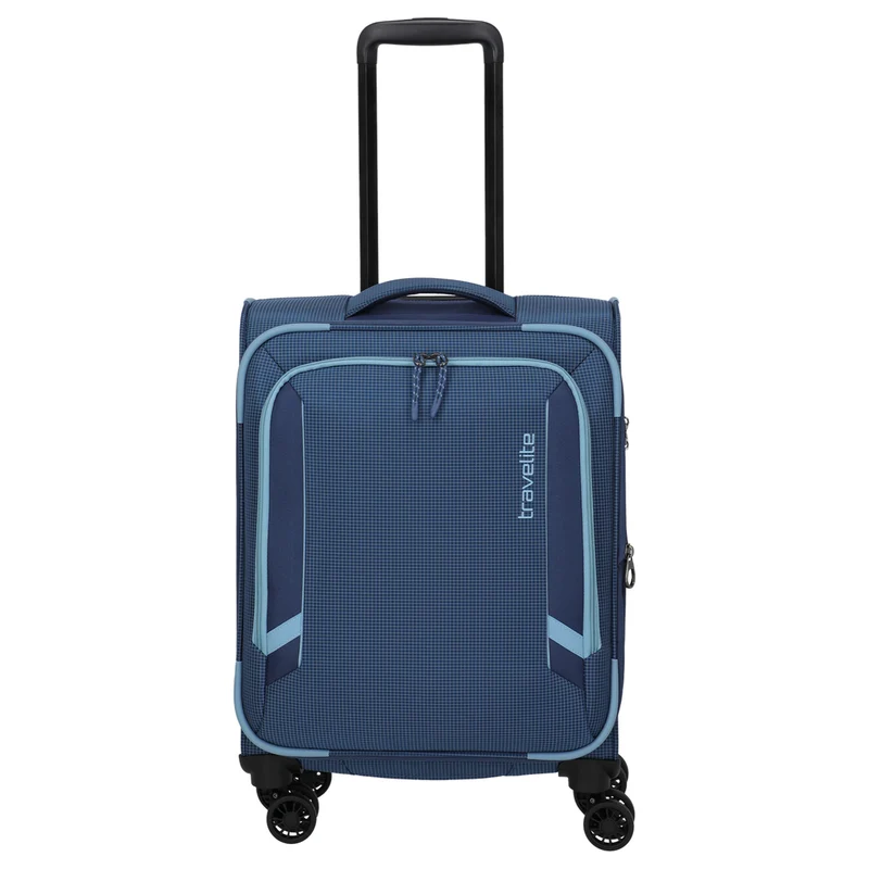 Travelite Corsiica - 4-Rollen-Kabinentrolley S 55 cm erw. (blue)