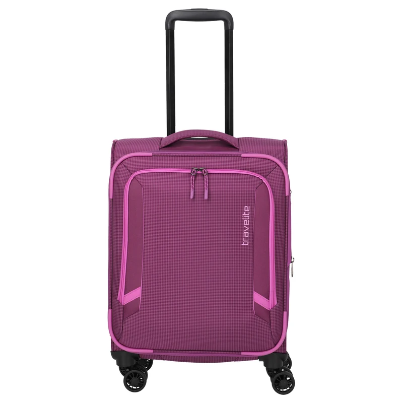 Travelite Corsiica - 4-Rollen-Kabinentrolley S 55 cm erw. (pink)