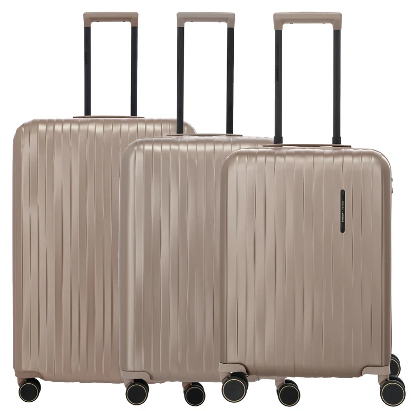 Travelite BARBARA Novelty - 4-Rollen-Trolley-Set 3 tlg. (satin nude)