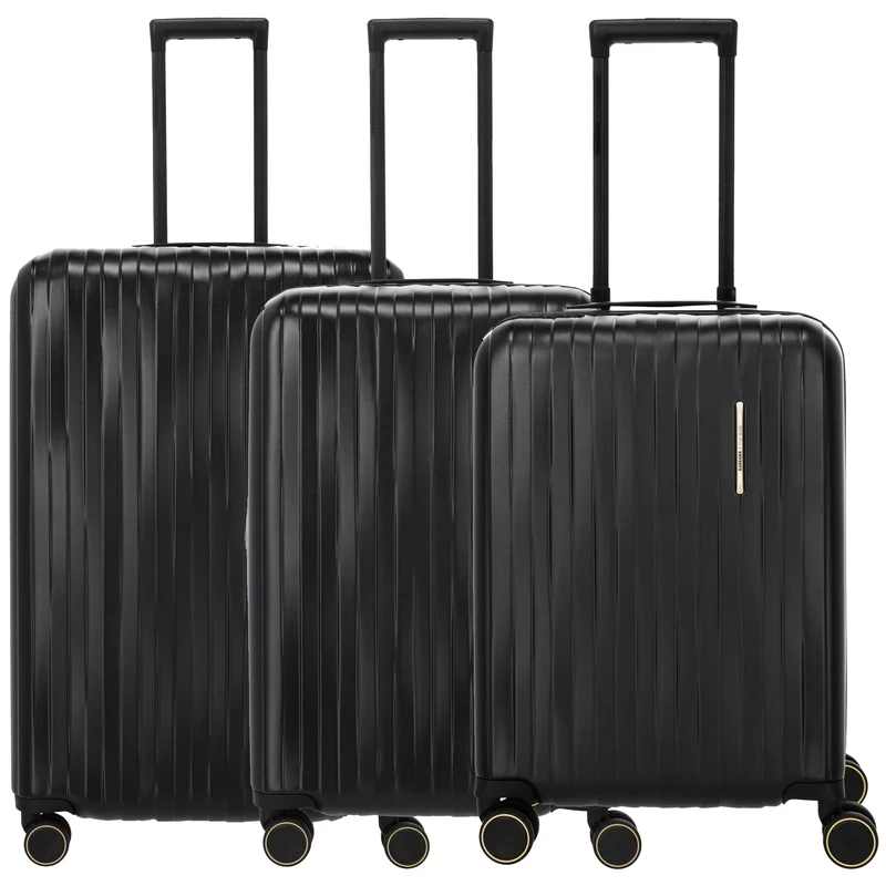Travelite BARBARA Novelty - 4-Rollen-Trolley-Set 3 tlg. (schwarz)