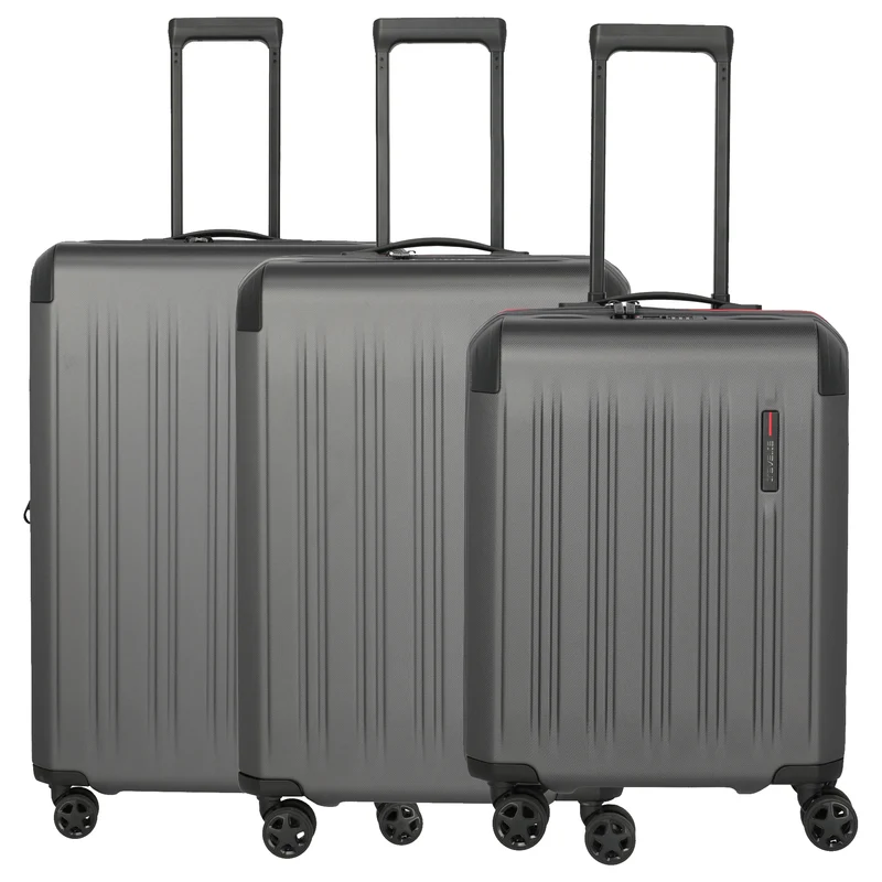 Travelite Dynamiic - 4-Rollen-Trolley Set 3 tlg. L+M erw. (anthrazit)