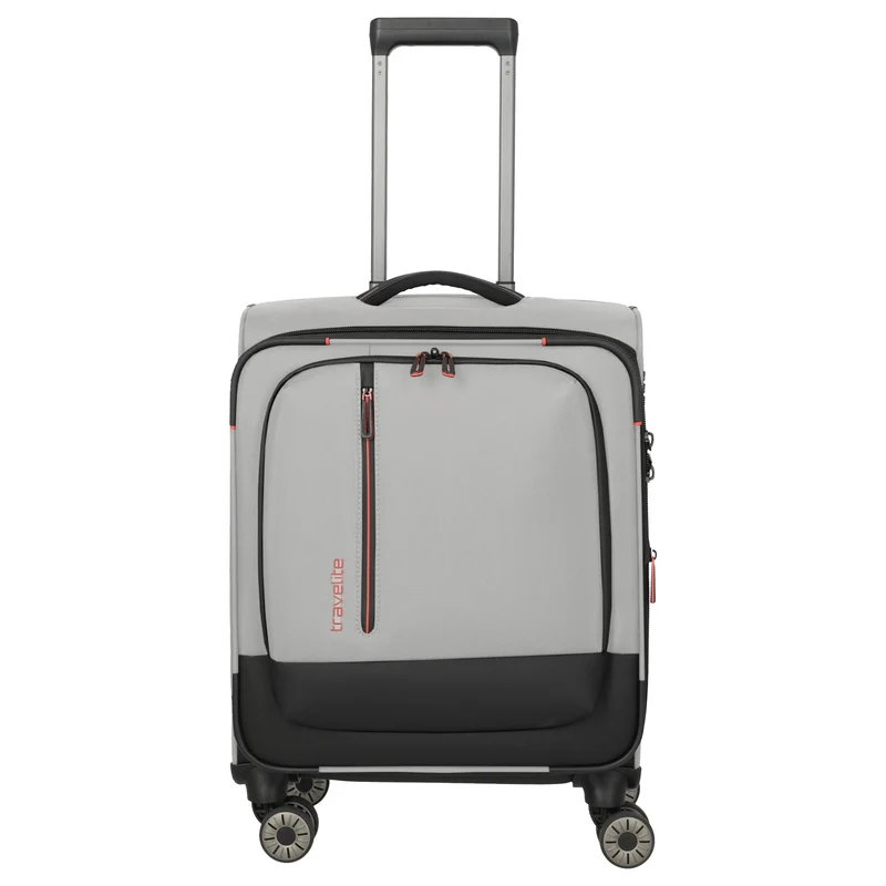Travelite Crosslite - 4-Rollen-Kabinentrolley S 55 cm erw. (natur)