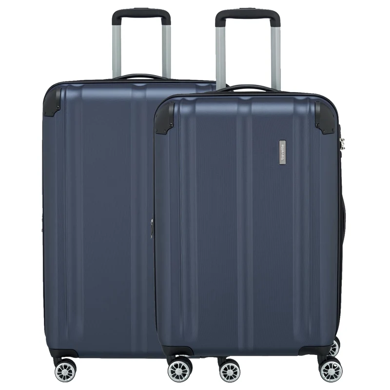 Travelite City - 4-Rollen Trolley Set 2tlg. (marine)