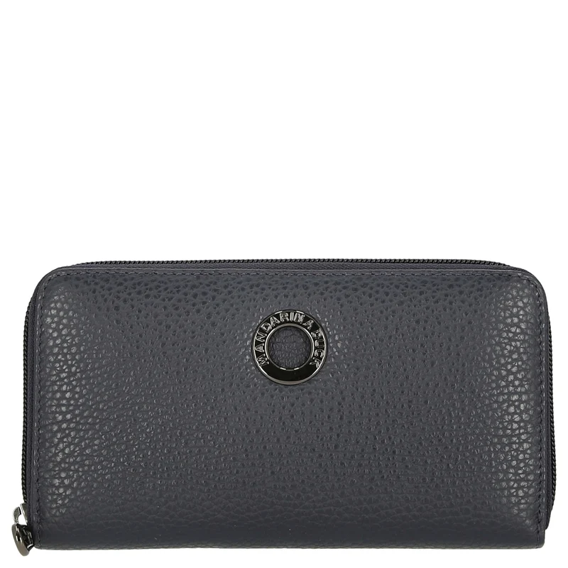 Mandarina Duck Mellow Leather - Geldbörse 12cc 19 cm (dress blue)