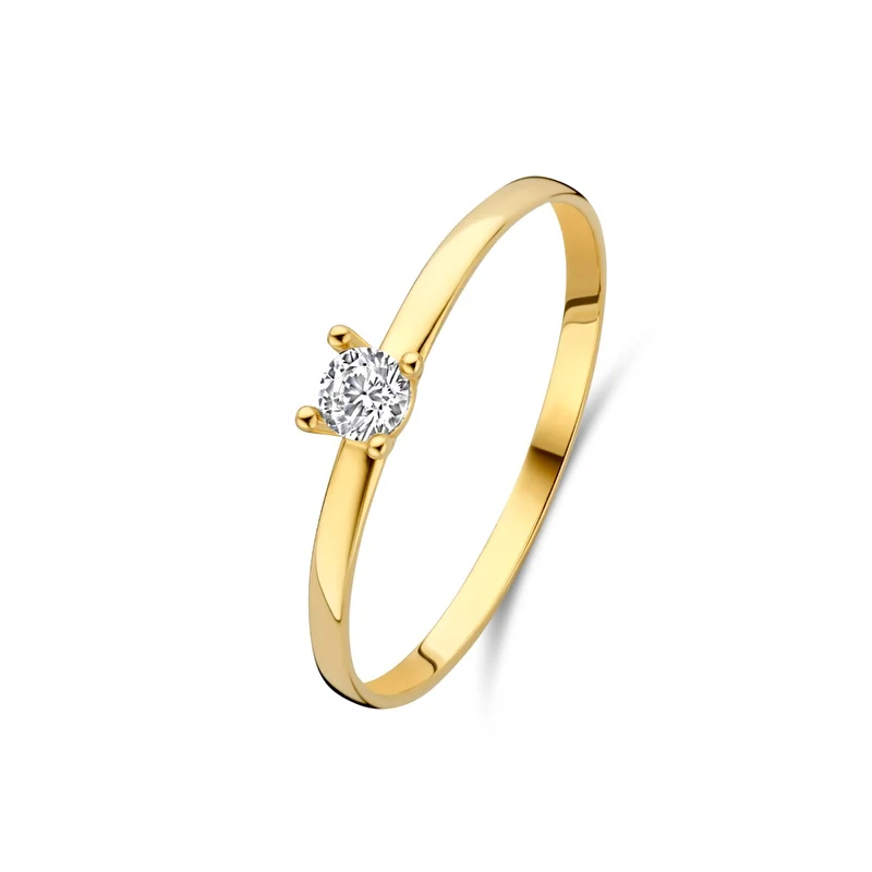 Beloro Jewels Monte Napoleone Stella 9 Karat Gold Ring BO330042-52