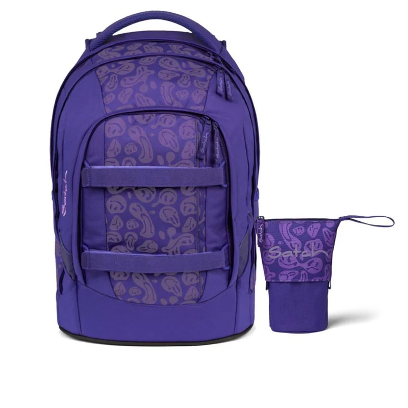 Satch Pack Bright Faces Schulrucksack Set 2tlg.
