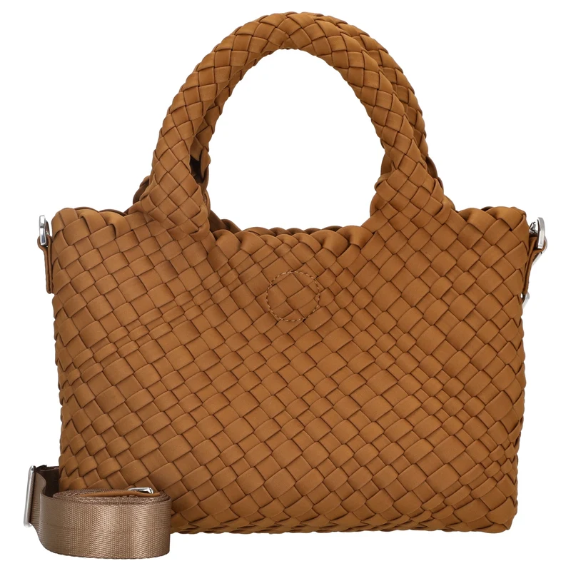 Les Visionnaires Elia Petite Neoweave - Henkeltasche 30 cm (cognac)
