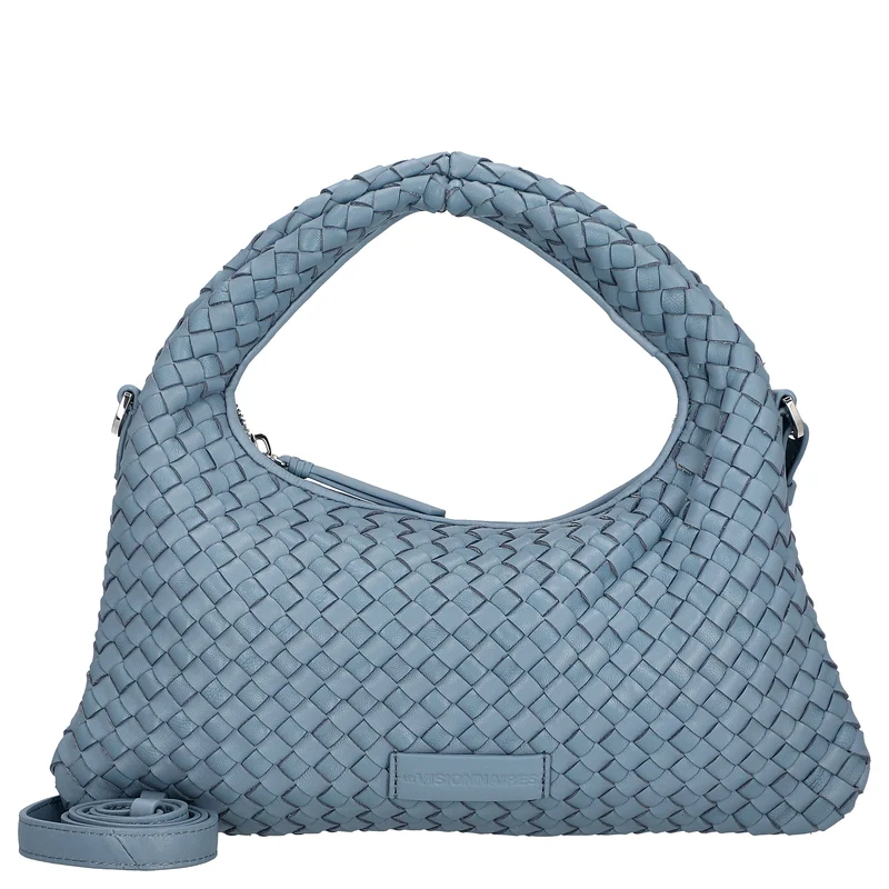 Les Visionnaires Sadie Weave Silky - Henkeltasche 37 cm (celeste)
