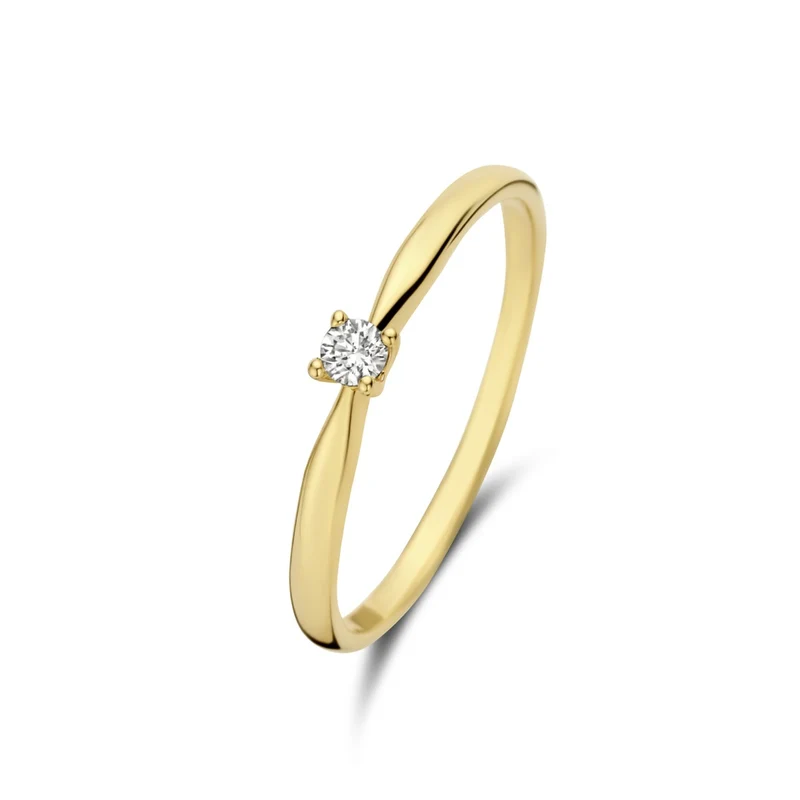 Isabel Bernard De la Paix Céline 14 Karat | Gold Ring | Diamant 0.05 Karat | IBD330001-48