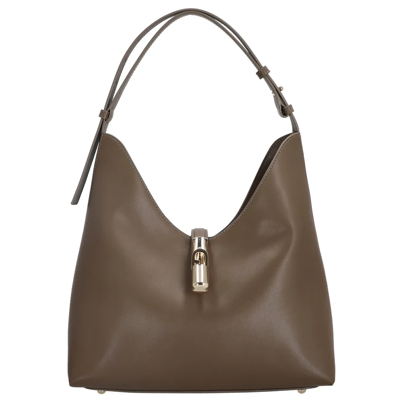 Furla Goccia M Hobo - Schultertasche 30.5 cm (muddy gray)