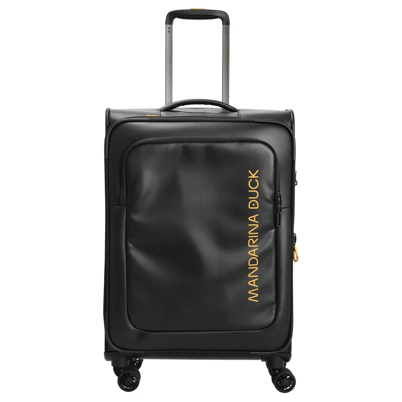 Mandarina Duck ECO - 4-Rollen-Trolley M 67 cm erw. (black)
