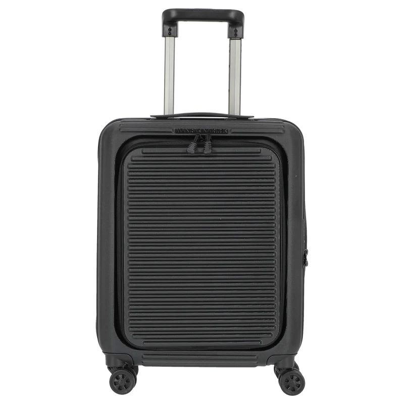Mandarina Duck Tank Case - 4-Rollen-Trolley mit Vortasche 55 cm (black)