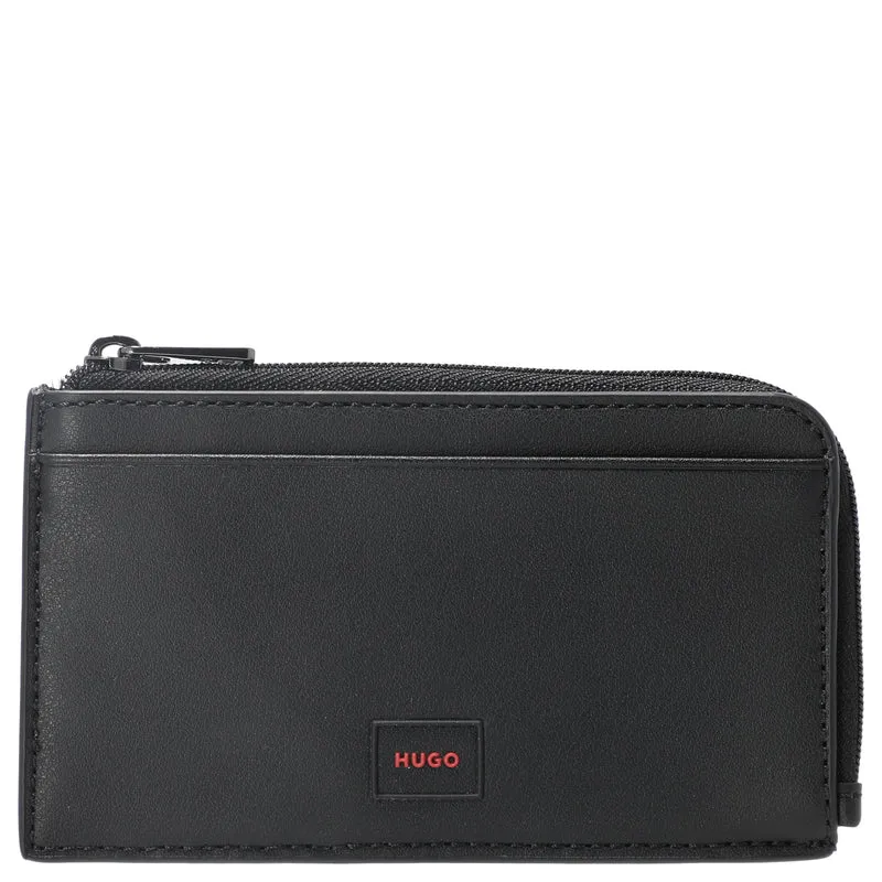 HUGO Men Ethon Zip Card Case - Kreditkartenetui 4cc 13 cm (black)