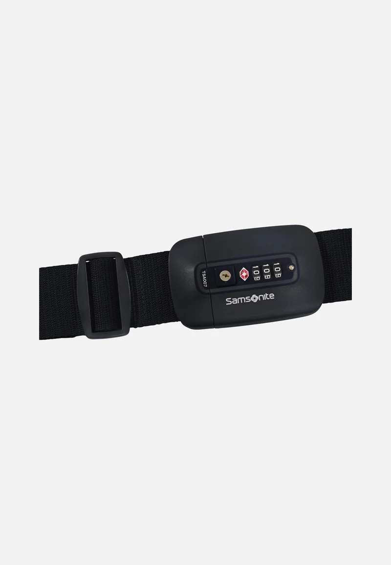 Luggage Strap TSA Lock Black - Taschengurt