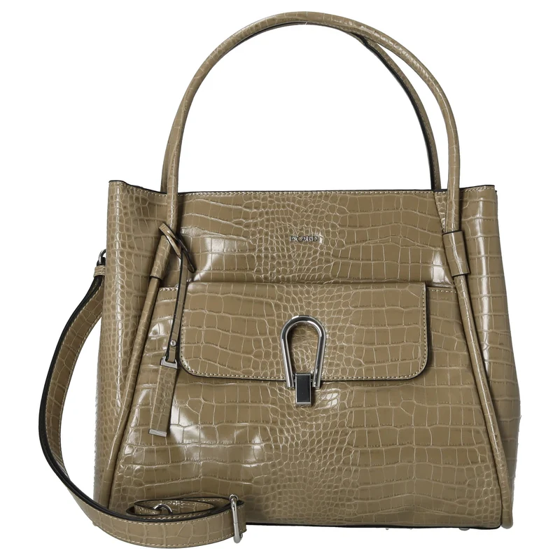 Picard Croco - Henkeltasche 36 cm Synthetik (cactus)