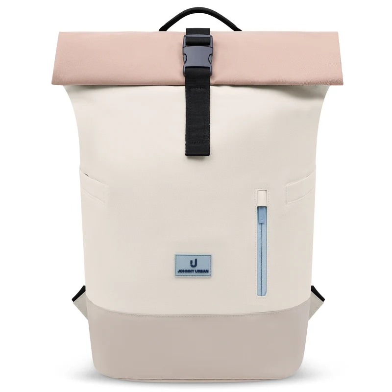 Johnny Urban Luca Medium - Rolltop Backpack 42 cm (sand-rose)