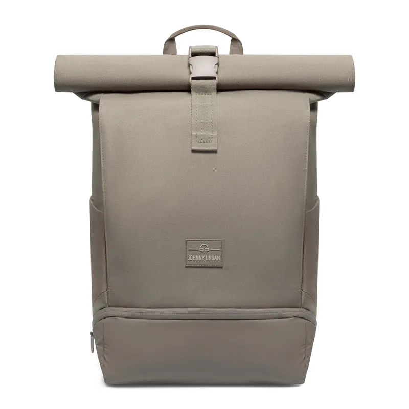 Johnny Urban Allen Medium - Rolltop Backpack 40 cm (desert grey)