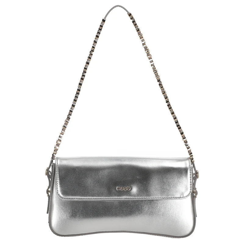 HUGO Syndra LA - Schultertasche 25 cm (silver)