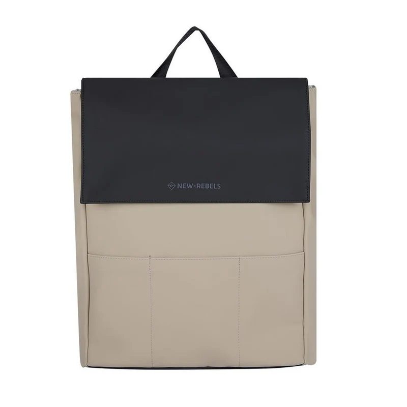 New Rebels Liam Lincoln Black Beige Rucksack
