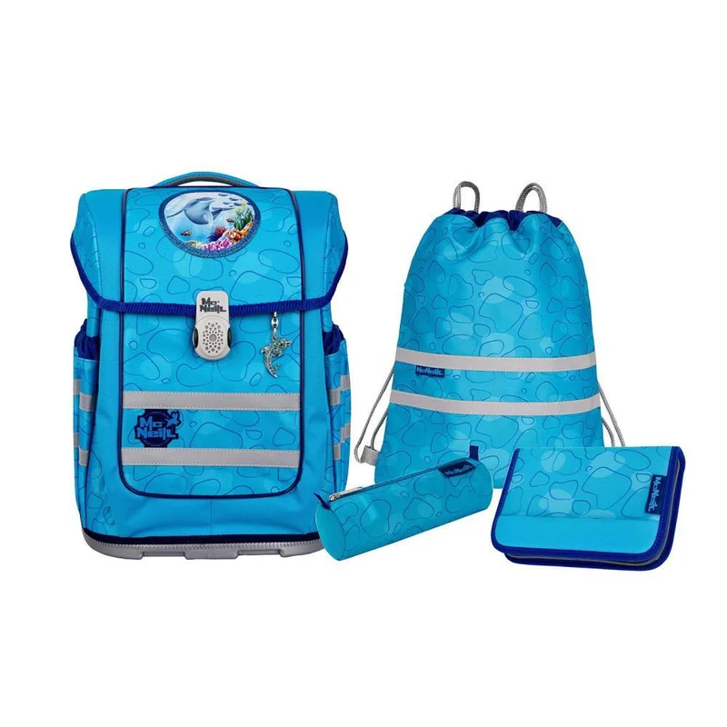McNeill Ergo Compacto Bubble Schulranzen Set 5tlg.