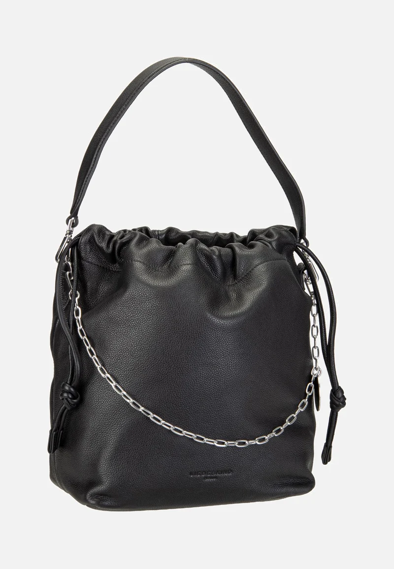 Lya II Hobo M Small Pebble Black - Bucket Bag