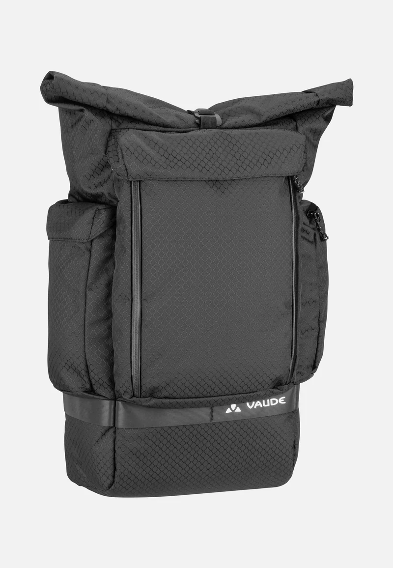 Cyclist Pack Black - Rolltop Rucksack