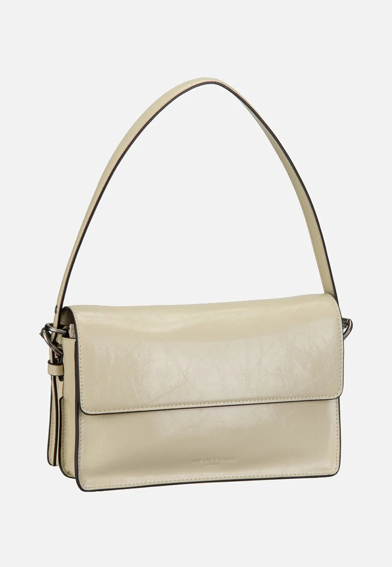 Audrey S Lack Distressed Biscotti - Shoulder Bag