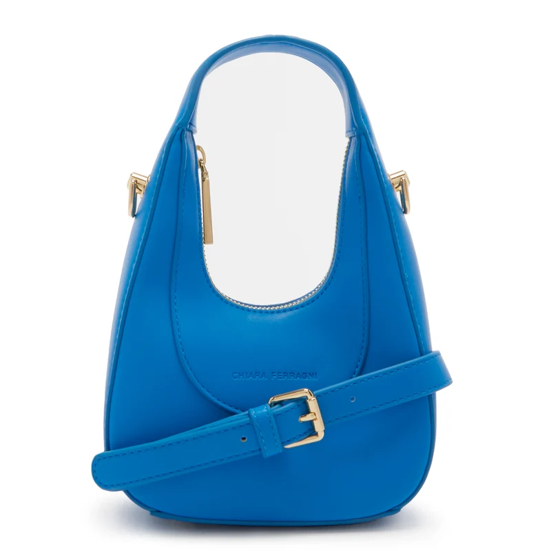Chiara Ferragni Caia damen Umhängetasche Blau 75SB4BG2-ZS517-236