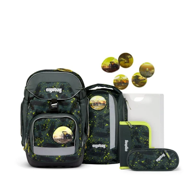 Ergobag Pack MähdreschBär Schulrucksack Set 6tlg.