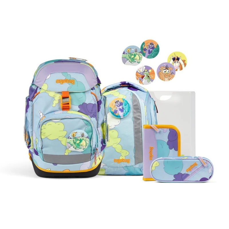 Ergobag Pack TagtraumBär Comic Adventure Edition Schulrucksack Set 6tlg.