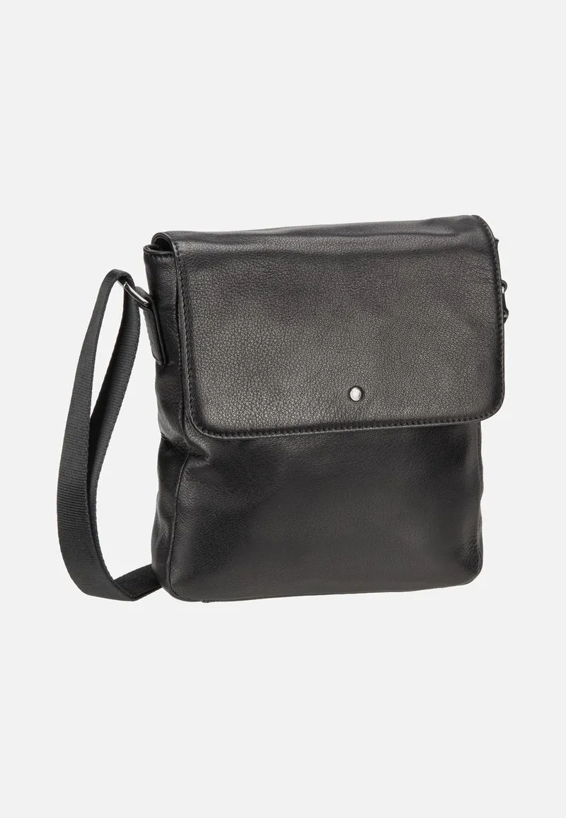Black Magic Shoulder Bag With Flap Black - Umhängetasche