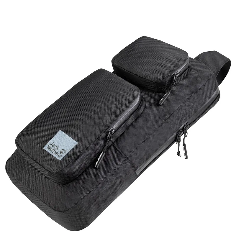 Jack Wolfskin Lyon Cross Over - Umhängetasche 40 cm (ultra black)