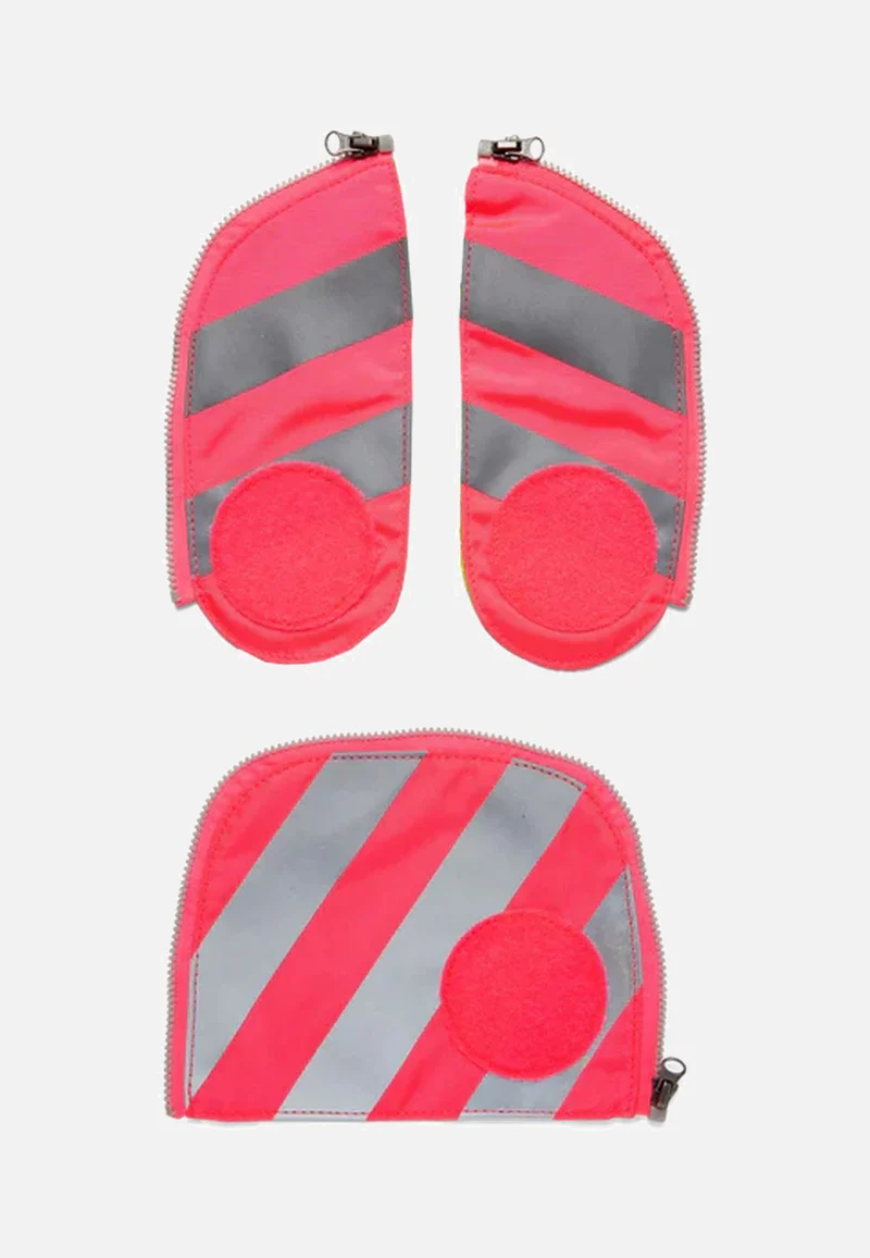 Zip-Set Reflektorstreifen Pink - Schulzubehör