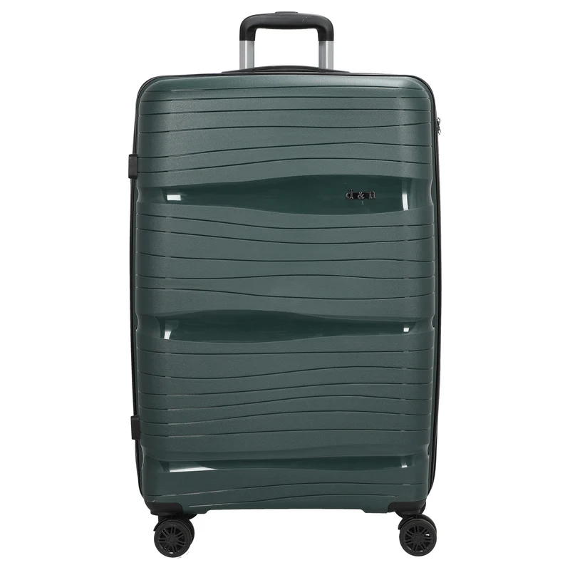 D&N Travel Line 4300 - 4-Rollen-Trolley L 76 cm (dunkelgrün)