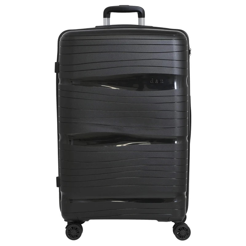 D&N Travel Line 4300 - 4-Rollen-Trolley L 76 cm (black)