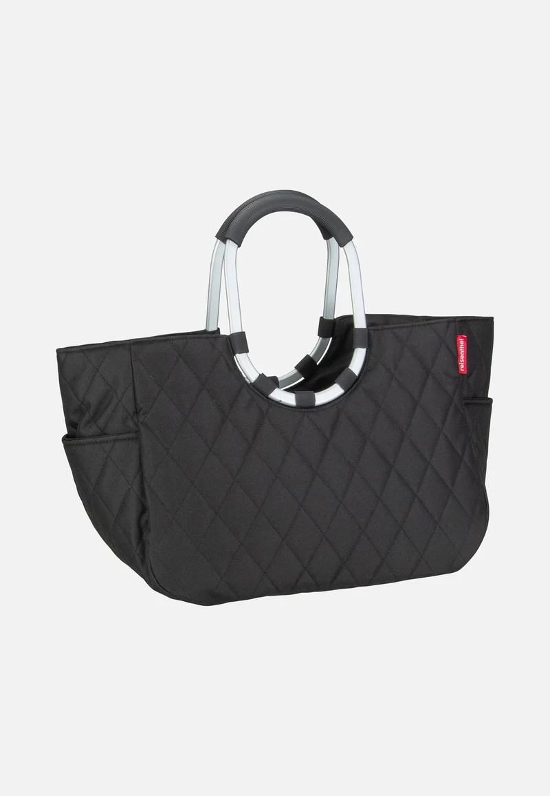 Loopshopper L Rhombus Black - Einkaufskorb
